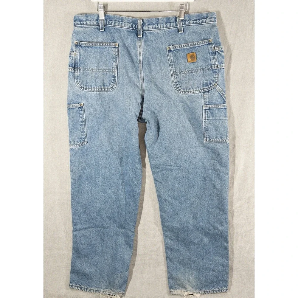 Carhartt B200-DST Fleece Lined Jeans Mens‎ 40x32 Workwear Farming Outdoors Ranch